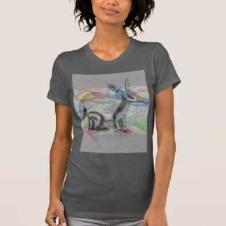 Frauen abstrakt T-Shirt