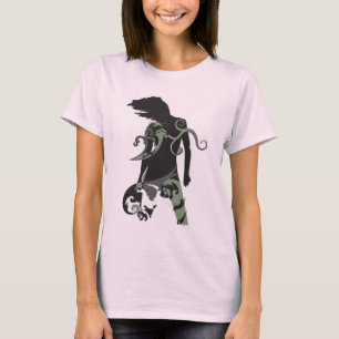 Frauen-abstrakte Zahl T-Shirt