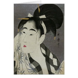 Frauen-Abwischen geschwitzt durch freien Raum