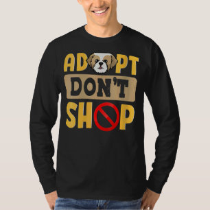 Frauen Adoptierte Hunde Eltern, die Hunde retten T-Shirt