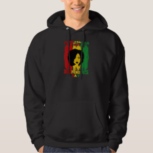 Frauen Afro Frau Juneteenth ist meine Unabhängigke Hoodie