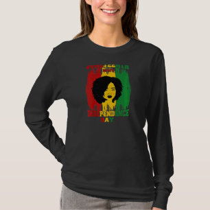 Frauen Afro Frau Juneteenth ist meine Unabhängigke T-Shirt