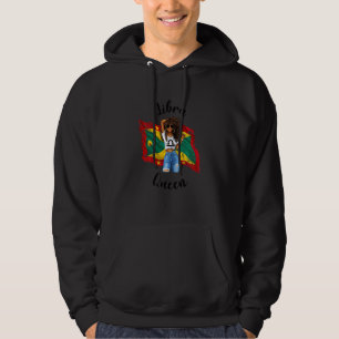 Frauen Afro Grenada Waage Königin Afrikanisch Gren Hoodie