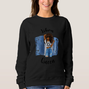Frauen Afro Guatemaltekische Waage Königin Afrikan Sweatshirt