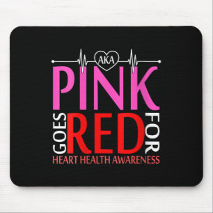 Frauen Aka Pink wird rot für die Auszeichnungen fü Mousepad
