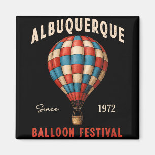 Frauen Albuquerque Balloon Festival New Mexico Fie Magnet