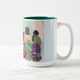 Frauen aller Möglichkeits-Kaffee-Tasse Zweifarbige Tasse