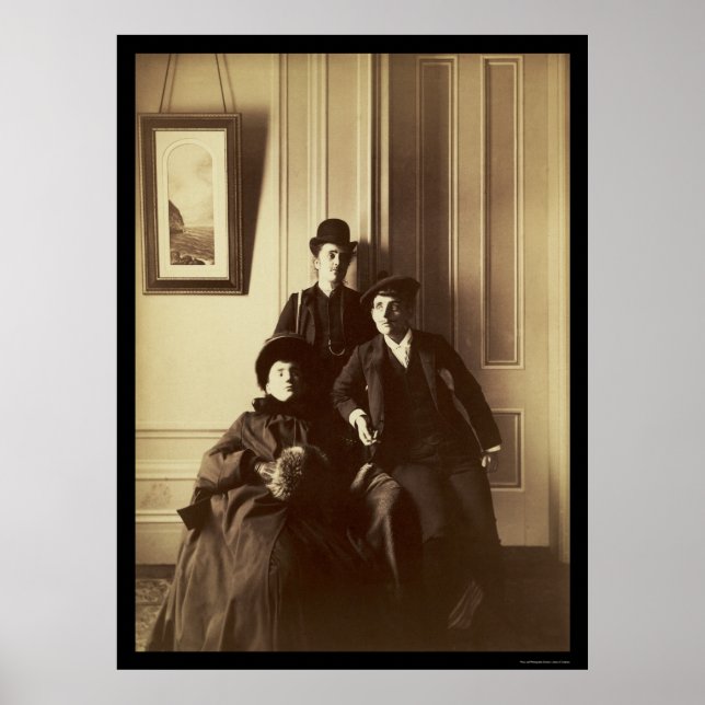 Frauen als Männer 1895 Poster (Vorne)