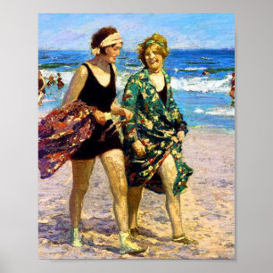 Frauen am Meer Edward Henry Potthast Poster