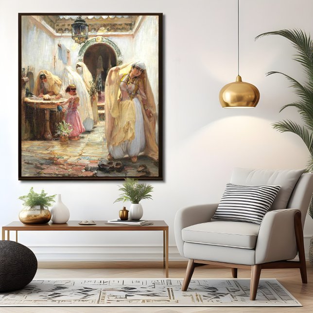 Frauen am Springbrunnen Poster (Von Creator hochgeladen)