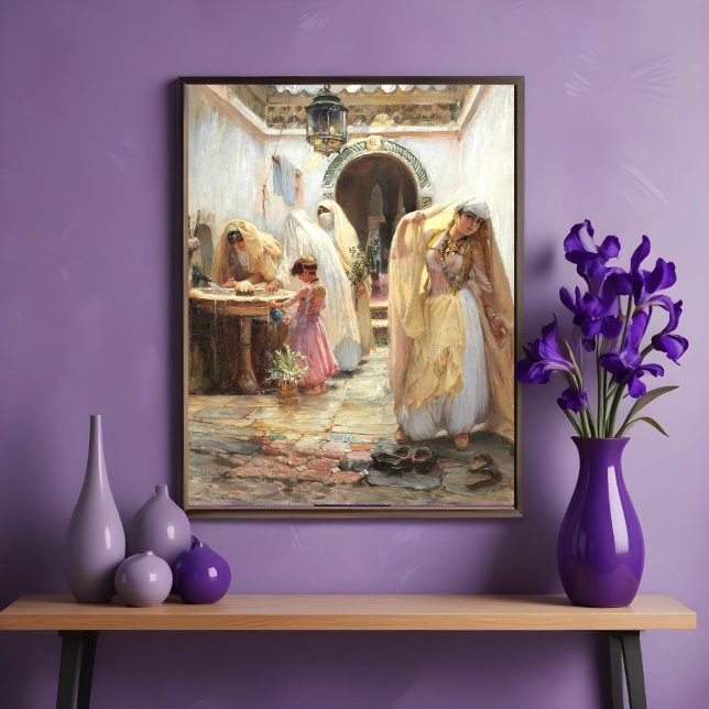 Frauen am Springbrunnen Poster (Von Creator hochgeladen)