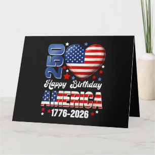 Frauen Amerika USA 250 Jahre Geburtstag 250. Jubil Karte