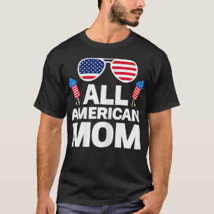 Frauen Amerikanische Mama in allen amerikanischen T-Shirt
