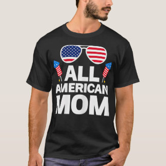 Frauen Amerikanische Mama in allen amerikanischen  T-Shirt