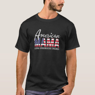 Frauen Amerikas Mama erweckt konservative Kinder T-Shirt