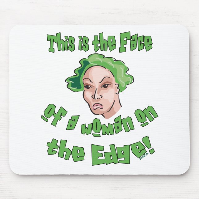 Frauen an der Kante Mousepad (Vorne)