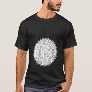 Frauen Anatomie menschliche Wissenschaftsbiologie T-Shirt