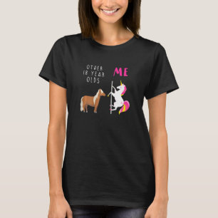 Frauen anderer 18 Jahre alt Me Einhorn 18. Geburts T-Shirt
