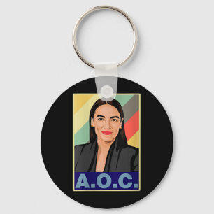 Frauen Aoc Alexandria Ocasio-cortez First Female P Schlüsselanhänger