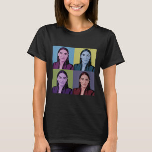 Frauen Aoc Alexandria Ocasio-cortez First Female P T-Shirt
