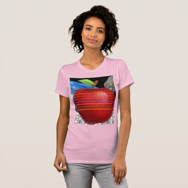 Frauen Apfelkuchen Shirt (Vorne ganz)