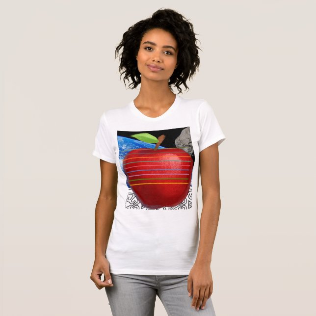 Frauen Apfelkuchen Shirt (Vorne ganz)