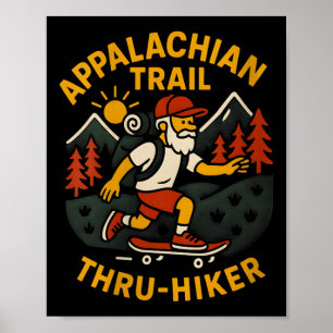 Frauen Appalachian Trail Durchwanderer Männer Wand Poster