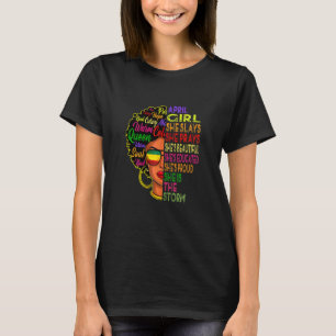 Frauen April Geburtstagsmädchen April Girl She Sla T-Shirt