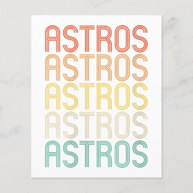 Frauen Astros (Vorderseite)