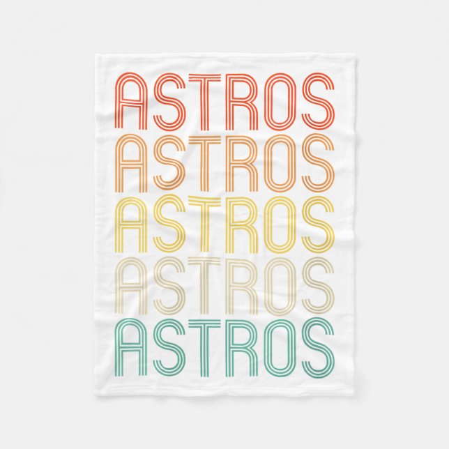 Frauen Astros Fleecedecke (Vorderseite)