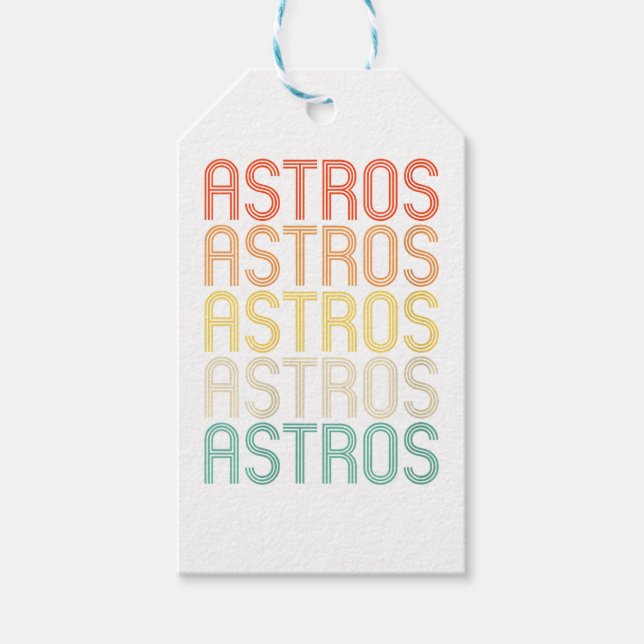 Frauen Astros Geschenkanhänger (Vorderseite)