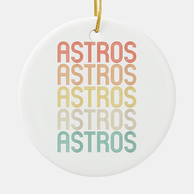 Frauen Astros Keramik Ornament (Vorne)