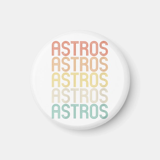 Frauen Astros Magnet (Vorne)