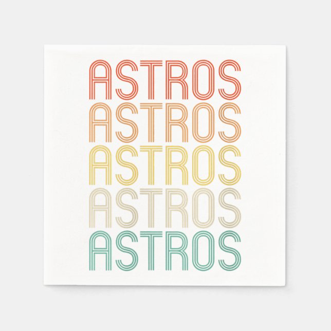 Frauen Astros Serviette (Vorderseite)