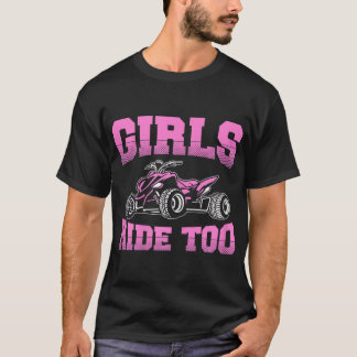 Frauen ATV Funny Four Wheeler Quad Bike Girl Ride T-Shirt