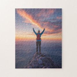 Frauen auf dem Gipfel Triumphe Inspiration Puzzle
