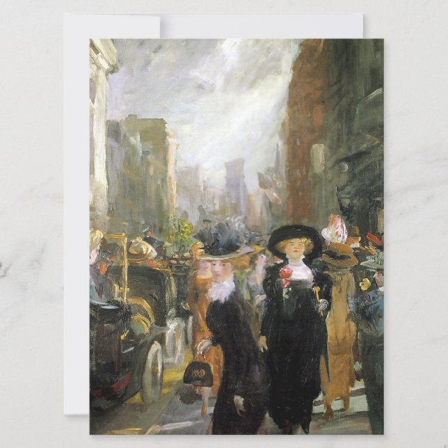 Frauen auf der fünften Avenue (New York City, USA) Karte (Vorderseite)