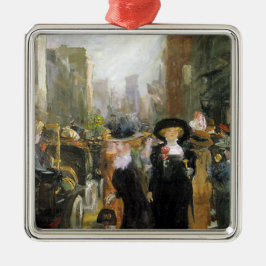 Frauen auf der fünften Avenue (New York City, USA) Ornament Aus Metall