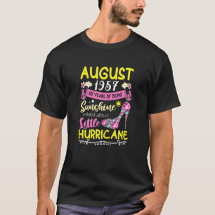 Frauen August Mädchen 1957 65 Jahre alter Phantast T-Shirt