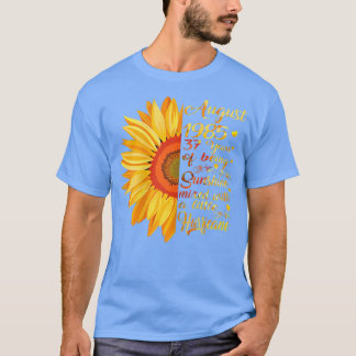 Frauen August Mädchen 1985 Geburtstagsgeschenk 37  T-Shirt