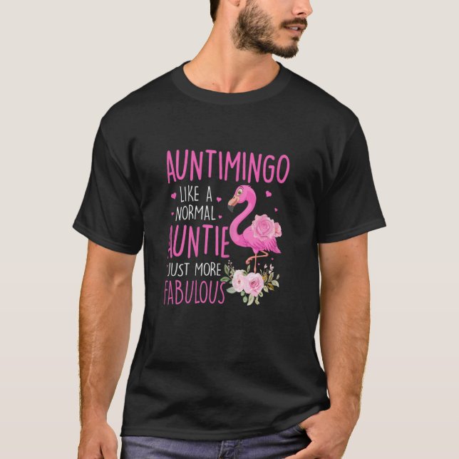 Frauen Auntimingo wie eine normale Tante nur mehr  T-Shirt (Vorderseite)