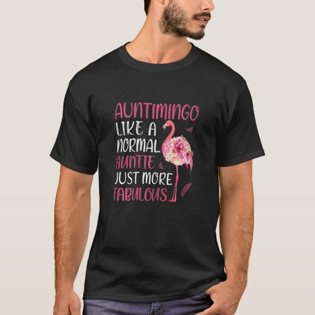 Frauen Auntimingo wie eine normale Tante nur mehr  T-Shirt (Vorderseite)