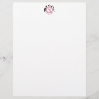 Frauen aus Asphalt Letterhead Briefbogen