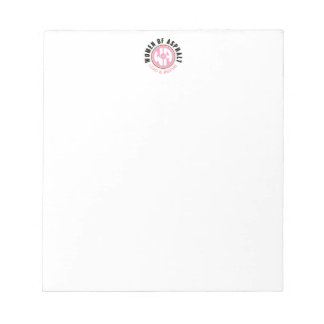 Frauen aus Asphalt Notepad Notizblock