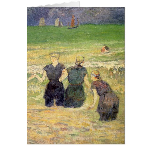 Frauen baden Dieppe von Paul Gauguin (Vorne)