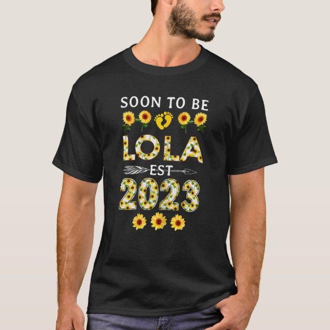 Frauen bald Lola 2023 Sonnenblume Neu Lola 7 T-Shirt (Vorderseite)