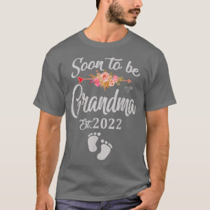 Frauen bald Oma 2022 Muttertag als Erstes T-Shirt