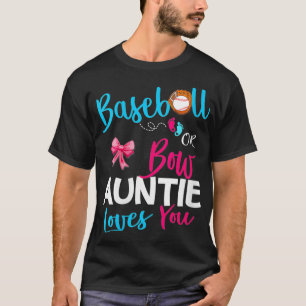 Frauen Baseball Geschlecht Enthüllung TeamBaseball T-Shirt