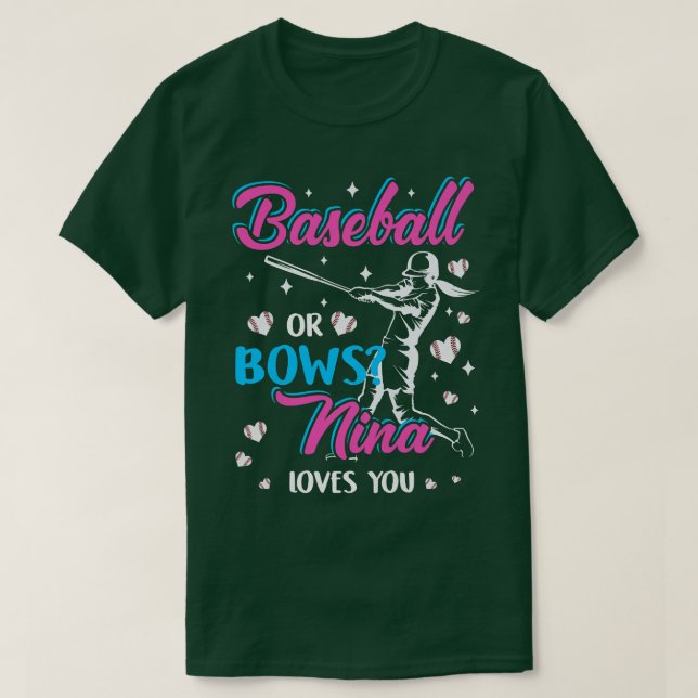 Frauen Baseball oder Bows in Lieben, die Sie erleb T-Shirt (Design vorne)