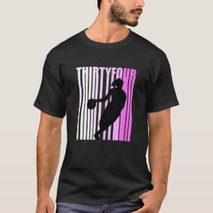 Frauen Basketball 34. Geburtstag Retro 34 Su T-Shirt